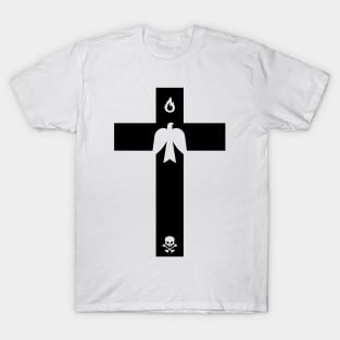 Christian cross and dove - a symbol of the Spirit T-Shirt